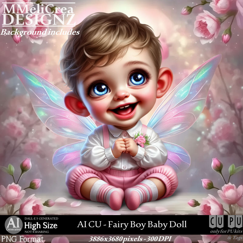 (image for) AI - CU Fairy Boy Baby Doll (CU4PU/PNG)